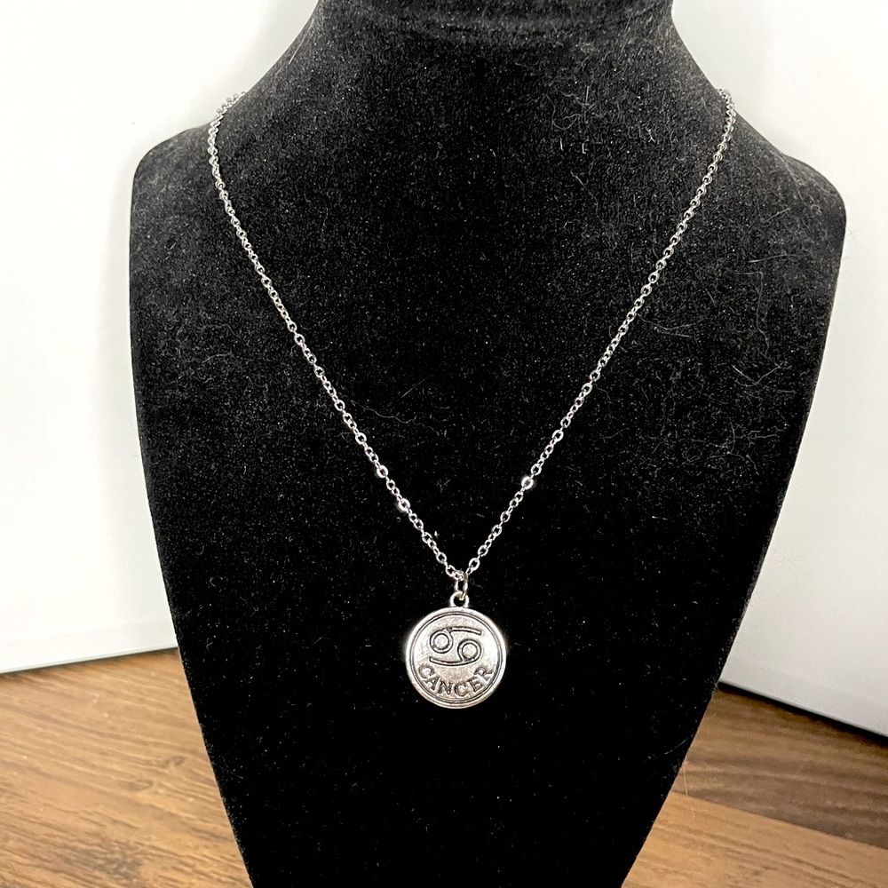Handmade Cancer Pendant Necklace
